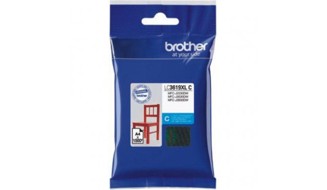Brother tindikassett originaal LC-3619XLC (tsüaan)