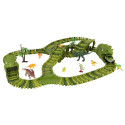 Racetrack dinosaurused autod 240 elementi