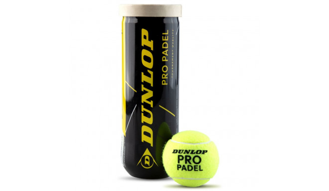 Padel tennis ball Dunlop PRO PADEL 3-pet FIP approved