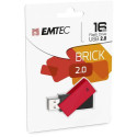 Emtec C350 Brick USB flash drive 16 GB USB Type-A 2.0 Black, Red