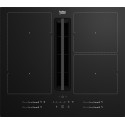 Beko HIXI 64700 UF Black Built-in 60 cm Zone induction hob 4 zone(s)