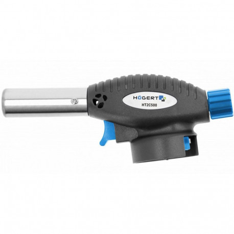 Hogert HT2C500 gaasipõleti, 1.3kW, 1300°C, piesosüüde, TWIST, 96g