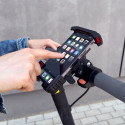 Wozinsky metal bicycle smartphone holder for handlebar black (WBHBK4)