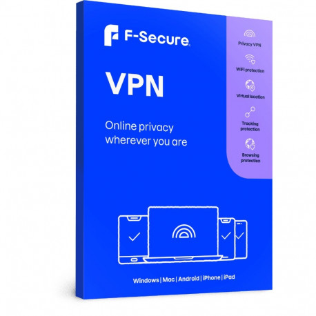 Tarkvara F-SECURE VPN (ESD), 2 aastat, 1 seade