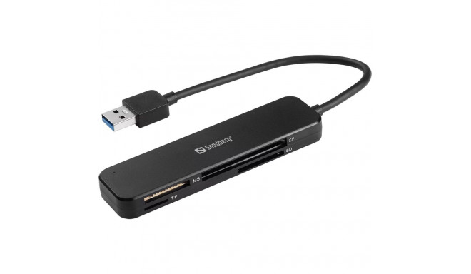 Mälukaardi lugeja Sandberg USB 3.0 Pocket Card Reader