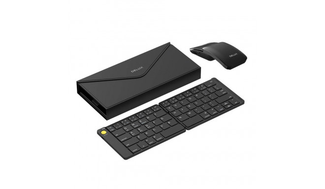 Set Wireless foldable Keyboard Delux KF10 and mouse MF10PR