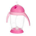 Bocioland sippy cup with weighted straw pink BOC0544