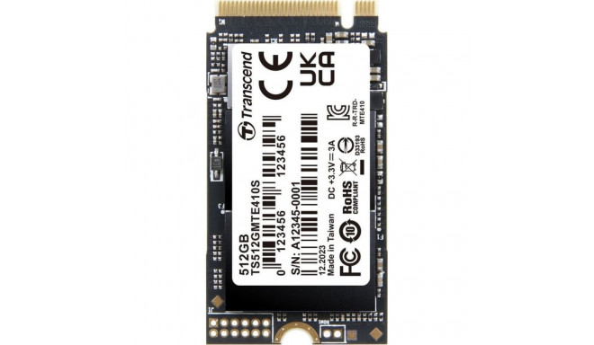 Transcend 410S 512GB M.2 2242 PCI-E x4 Gen4 NVMe SSD (TS512GMTE410S)