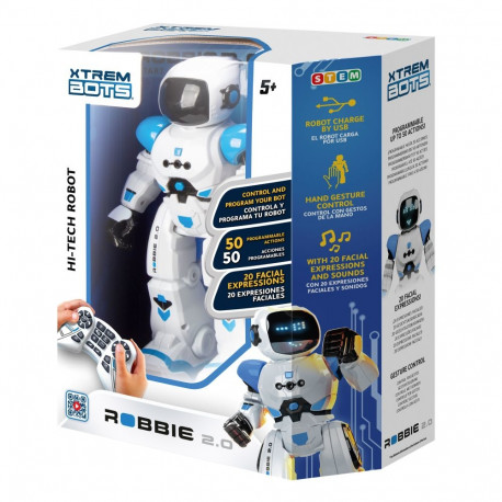 XTREM BOTS interactive robot Robbie bot 2.0