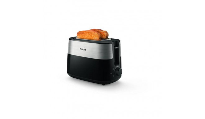 Philips Daily Collection HD2516/90 Toaster - 2 slice, wide slot, Metal