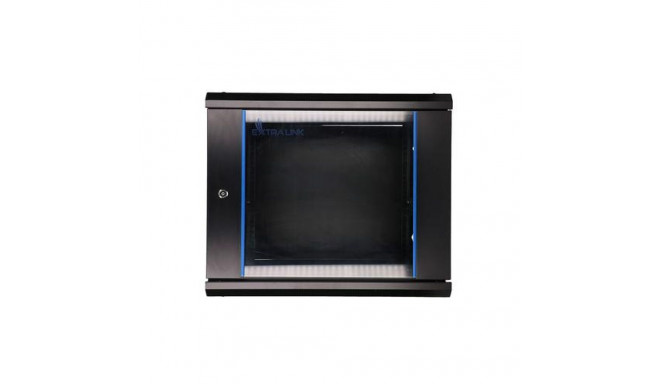 Extralink Rackmount cabinet 9U 600x450 Black wall mounted