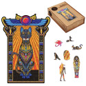 Fantasy Puzzles Bastet Wooden Puzzle XL Size (600 Pieces)