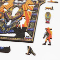 Fantasy Puzzles Bastet Wooden Puzzle XL Size (600 Pieces)