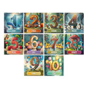 Fantasy Puzzles Educational Wooden Puzzle (Number Collection No. 1) (EN)