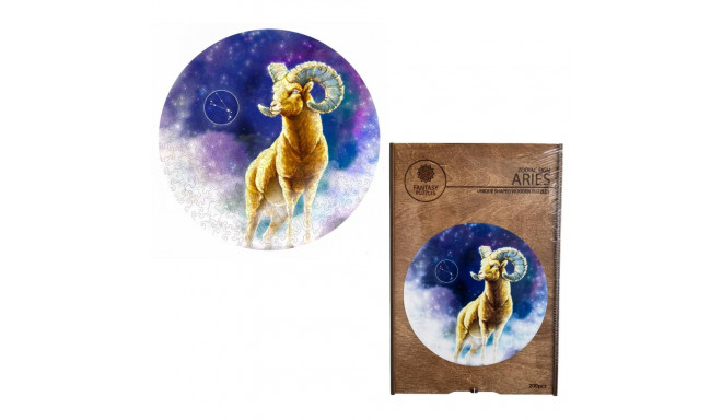 Fantasy Puzzles Aries (Zodiacs) Wooden Puzzle (200 pieces)