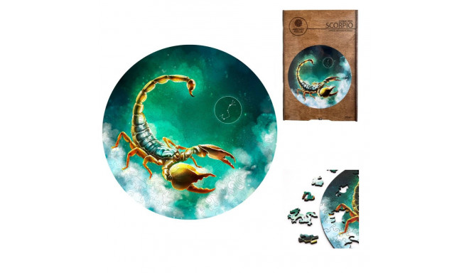 Fantasy Puzzles Scorpio (Zodiacs) Wooden Puzzle (200 pieces)