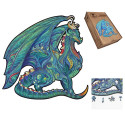 Fantasy Puzzles Dragon Wooden Puzzle XL Size (870 pieces)