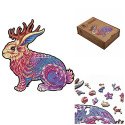 Fantasy Puzzles Jackalope Wooden Puzzle M Size (150 pieces)