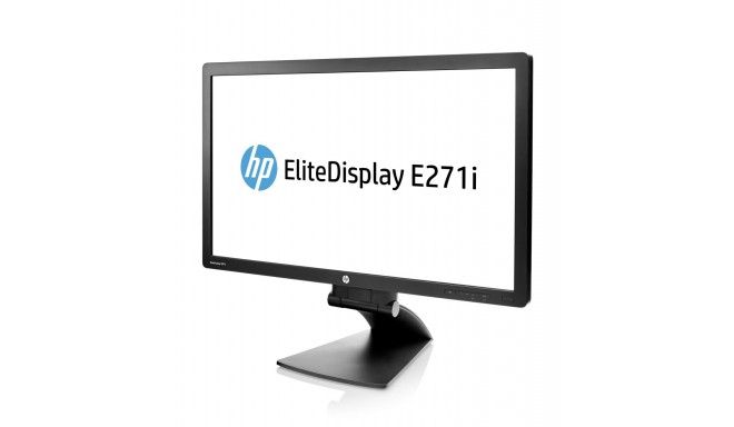 Hewlett-Packard EliteDisplay E271i, LED-Monitor black, DisplayPort, DVI-D (HDCP), USB 2.0