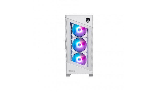MSI MPG VELOX 100R White PC Case, Mid-Tower, USB 3.2, Audio-out, Mic-in | MSI