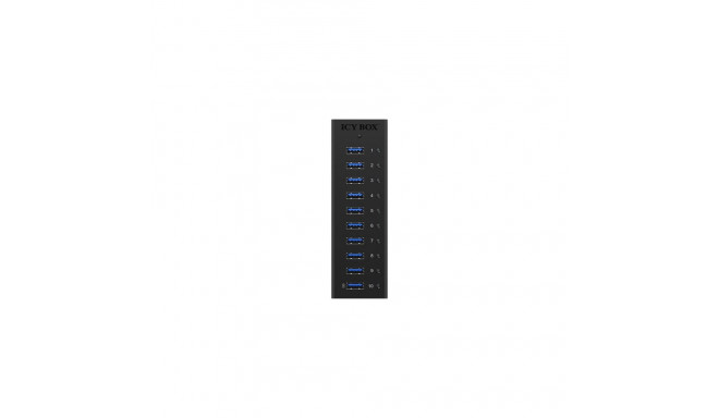 Raidsonic | 10 port USB 3.0 Hub | Icy Box IB-AC6110