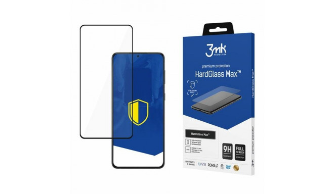 3MK HardGlass Max Sam S901 S22 black FullScreen Glass