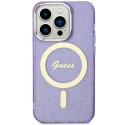 Guess GUHMN61HCMCGU iPhone 11 / Xr 6.1" purple/purple hardcase Glitter Gold MagSafe Guess GUHMN61HCMCGU iPhone 11 / Xr 6.1" purple/purple hardcase Glitter Gold MagSafe