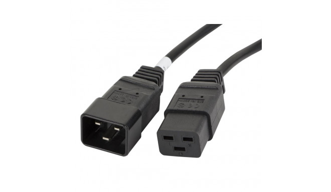 IEC 320 C19->C20 CABLE 1.8M VDE BLACK LANBERG