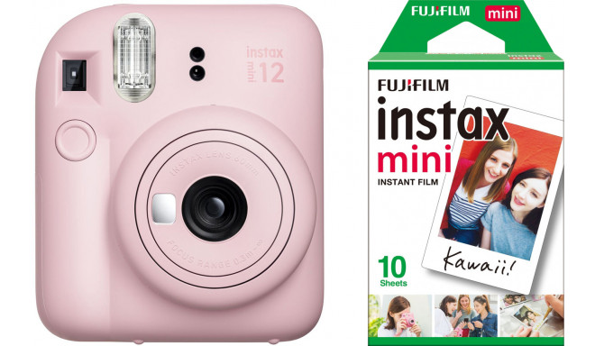 Fujifilm Instax Mini 12, blossom pink + пленка