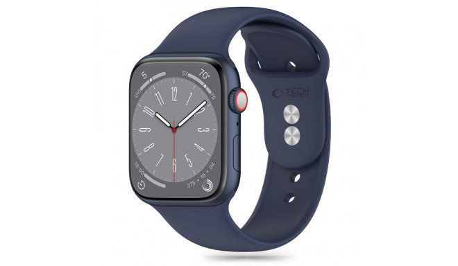 TECH-PROTECT SILICONE APPLE WATCH 6 / 7 / 8 / 9 / 10 / SE / ULTRA 1 / 2 (44 / 45 / 46 / 49 MM) MIDNI