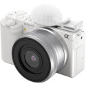 SMALLRIG 4734 COLD SHOE ADAPTER WITH FURRY WINDSCREEN FOR SONY ZV SERIES CAMERAS (WHITE)