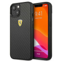 Ferrari Ferrari FEHCP13SFCABK iPhone 13 mini 5.4" black/black hardcase On Track Real Carbon