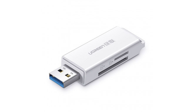 Ugreen Ugreen portable TF/SD card reader for USB 3.0 white (CM104)