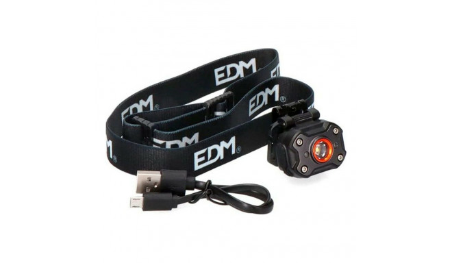 LED Head Torch EDM 36417 Black 8 W 400 lm