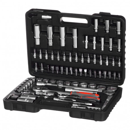 Set of 94 pieces spanners 1/2", 1/4" T58687 STHOR