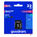 GOODRAM 32GB microSDHC class 10 UHS I + adapter