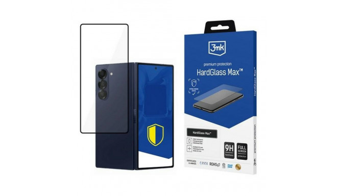 3MK HardGlass Max Sam Z Fold 6 (ees) must täisekraan klaas