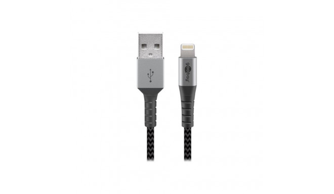 Goobay 49269 Apple Lightning–USB Type A sünkroonimis- ja laadimiskaabel