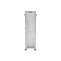 RACK CABINET 19" FREE-STANDING 42U/600X800 (FLAT PACK) WITH GLASS DOOR LCD GREY LANBERG V2