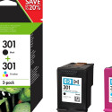 HP 301 2-pack Black/Tri-color Original Ink Cartridges