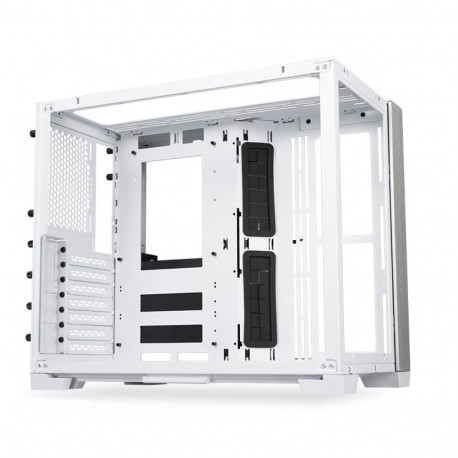 Lian Li arvutikorpus O11 Dynamic Mini Snow Edition Mid-Tower karastatud klaas, valge
