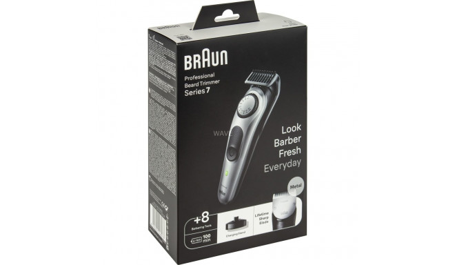 Braun Pro Beard Trimmer 7 BT7420, beard trimmer (grey)