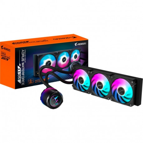 AORUS vedeliku jahuti WATERFORCE X II 360mm, must
