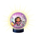 Ravensburger 3D puzzle ball night light Gabby's Dollhouse