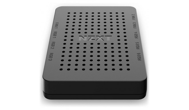 NZXT RGB and fan control v2 (black, 6x RGB channels, 3x fan channels)