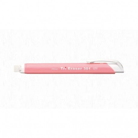 Kustukumm-pliiats Tri Eraser, kolmekandiline, pastell roosa, Penac