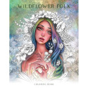 Blue Angel Wildflower Folk Coloring Book