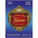 Fournier 818 Linen Finish Poker Cards (Blue)