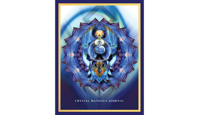 Blue Angel Crystal Mandala Journal Notebook