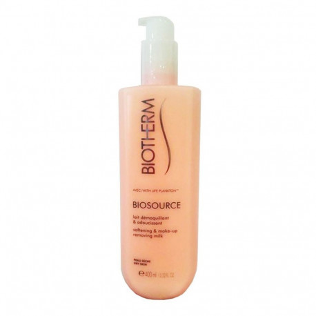 BIOTHERM BIOSOURCE LECHE DESMAQUILLANTE PIEL SECA 400ML
